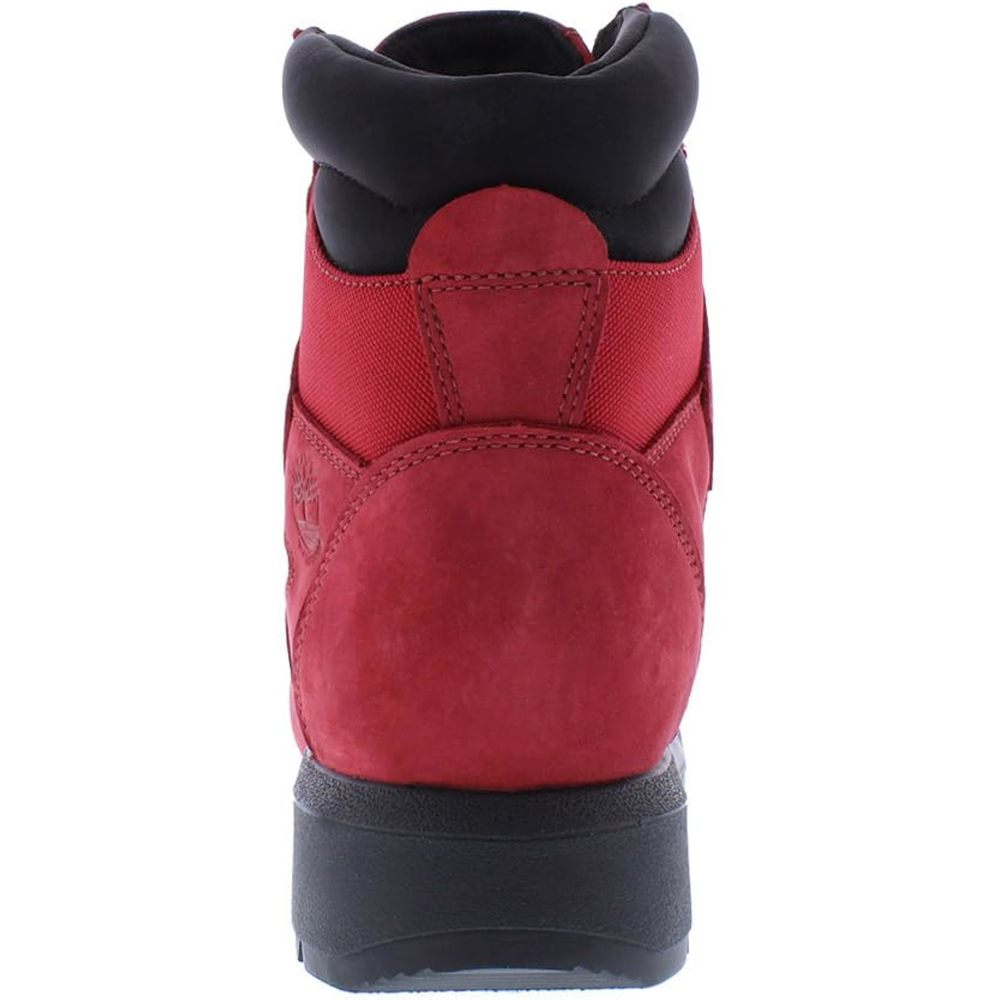 Timberland Mens 6 in Field Boots,Red/Black,9.5 - Picture 4 of 4